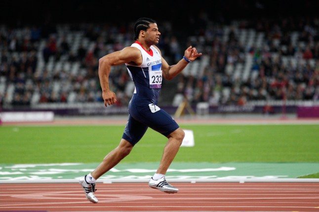 LONDON, ENGLAND - SEPTEMBER 05: Sam Ruddock of Great Britain competes in the Men's 200m T35 heats on day 7 of the London 2012 Paralympic Games at Olympic Stadium on September 5, 2012 in London, England. (Photo by Harry Engels/Getty Images)