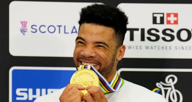 File photo dated 05/08/23 of Great Britain's Sam Ruddock on the podium with a gold medal for the Men's C1 1km Time Trial during day three of the 2023 UCI Cycling World Championships at the Sir Chris Hoy Velodrome, Glasgow. Paralympian Sam Ruddock has been reported missing in Las Vegas as he was last heard from over a week ago. Issue date: Sunday April 27, 2025. PA Photo. The 35-year-old, from Warwickshire, who has competed in cycling and shot put, travelled to the US on April 13 and was planning to attend WrestleMania, his friend Lucy Earl said. Mr Ruddock, who has cerebral palsy, was last heard from on April 16 and has since been reported missing to police in the UK and US. Mrs Earl, who has been friends with Mr Ruddock for over 10 years, said he stayed with her the night before his flight and she last heard from him on April 16. See PA story POLICE Ruddock . Photo credit should read: Tim Goode/PA Wire